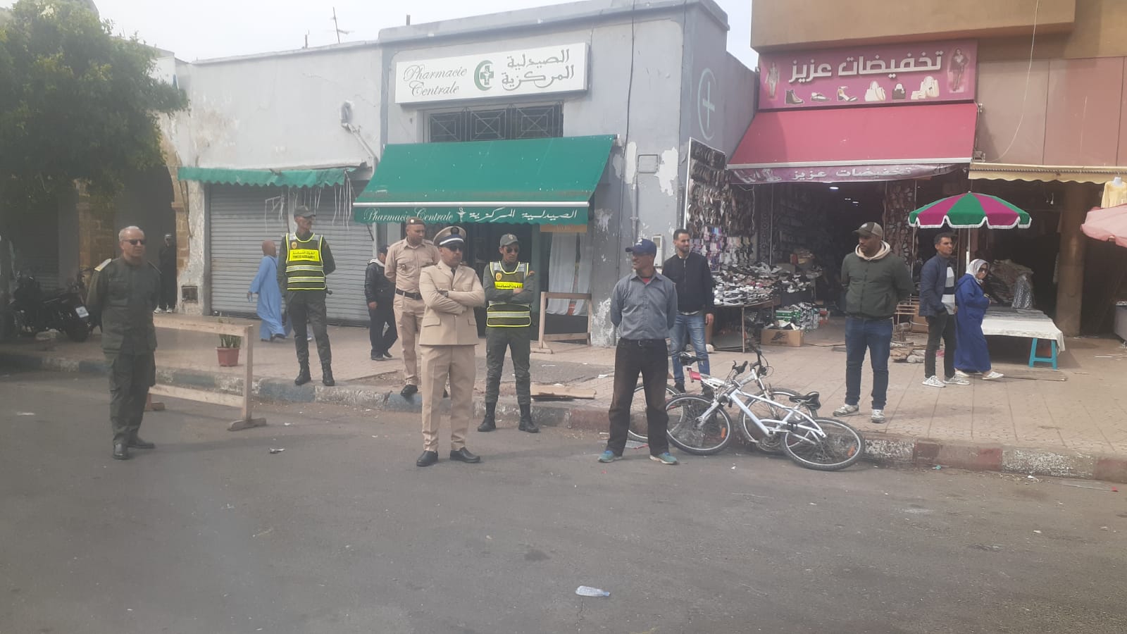 باشا مدينة الجديدة يقود حملة واسعة لتحرير الملك العام بساحة الحنصالي