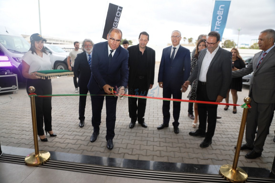 عامل الإقليم يشرف على افتتاح Show Room لبيع سيارات بيجو وستروين بالجديدة
