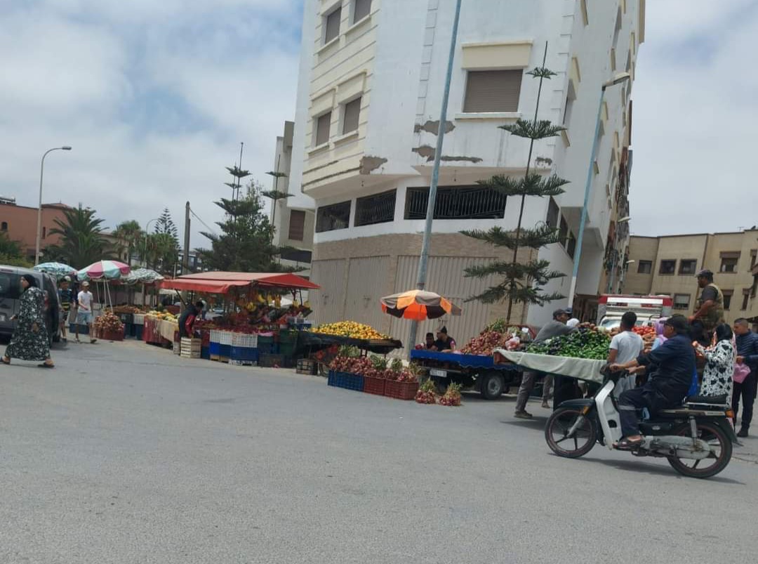 الجديدة . . تنامي ظاهرة احتلال الملك العمومي بتجزئة سيدي موسى