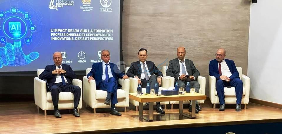حضور مميز  لرئيس الفدرالية المغربية للتكوين المهني  عبد الإله بن هلال في الندوة الدولية