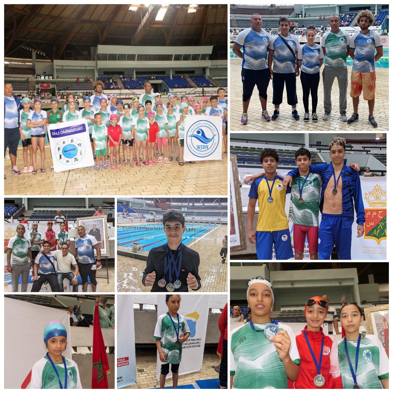 الأندية الجديدية تتألق في الملتقى الجهوي للسباحة بالدار البيضاء