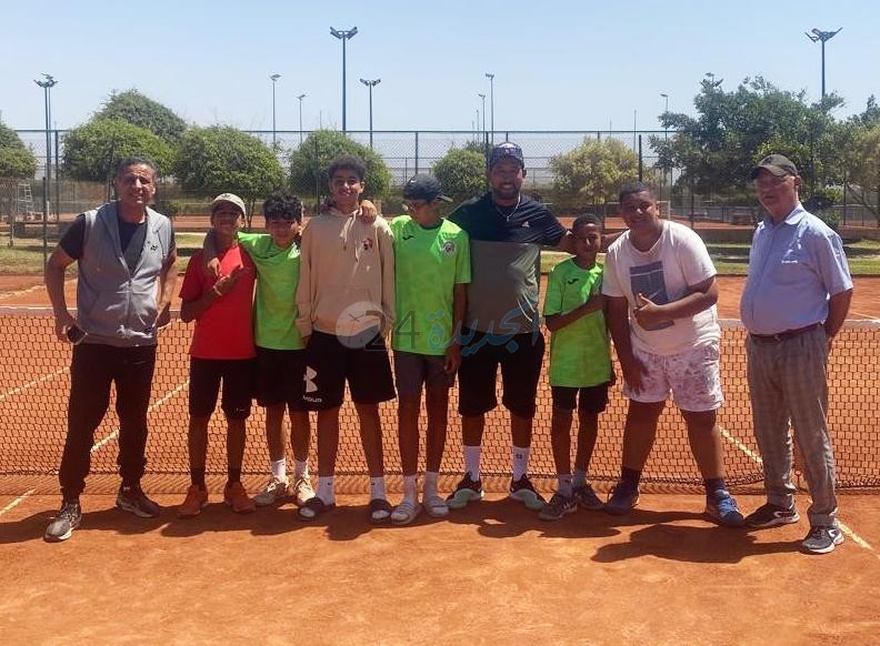 نادي الدفاع الحسني الجديدي للتنيس فئة  13 و 14 سنة يحقق نتائج مميزة ويتأهل لنصف نهائي  بطولة المغرب