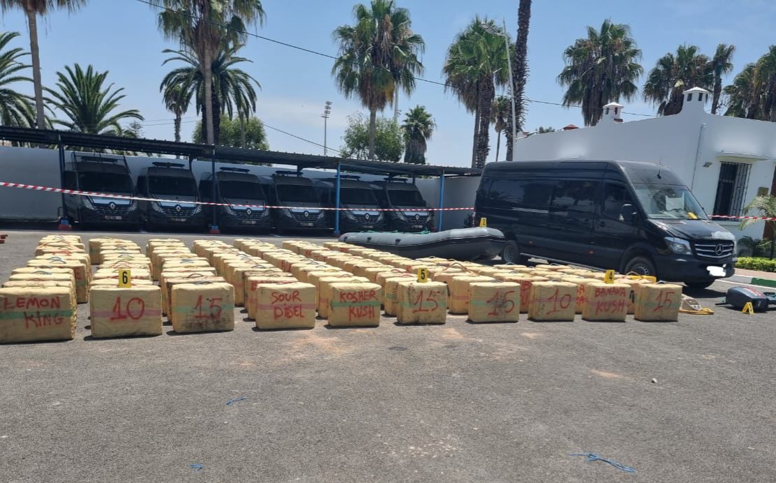 إحباط عملية كبرى لتهريب المخدرات في شاطئ سيدي بونعايم بإقليم الجديدة