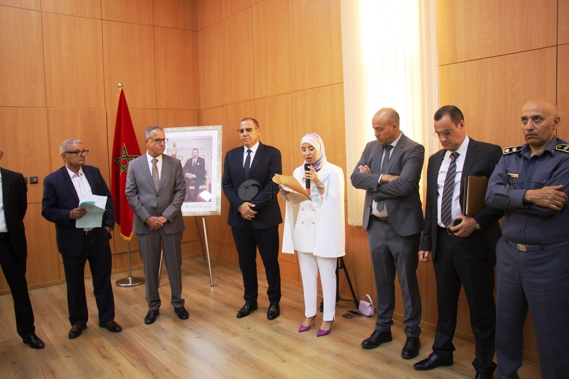 عامل الجديدة يقيم حفلا على شرف جماعتي  الحوزية و سيدي عابد  بمناسبة حصولهما على اللواء الأزرق