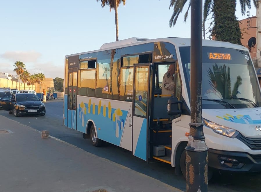 حافلات النقل الحضري بالجديدة تعزز اسطولها ب6 حافلات جديدة