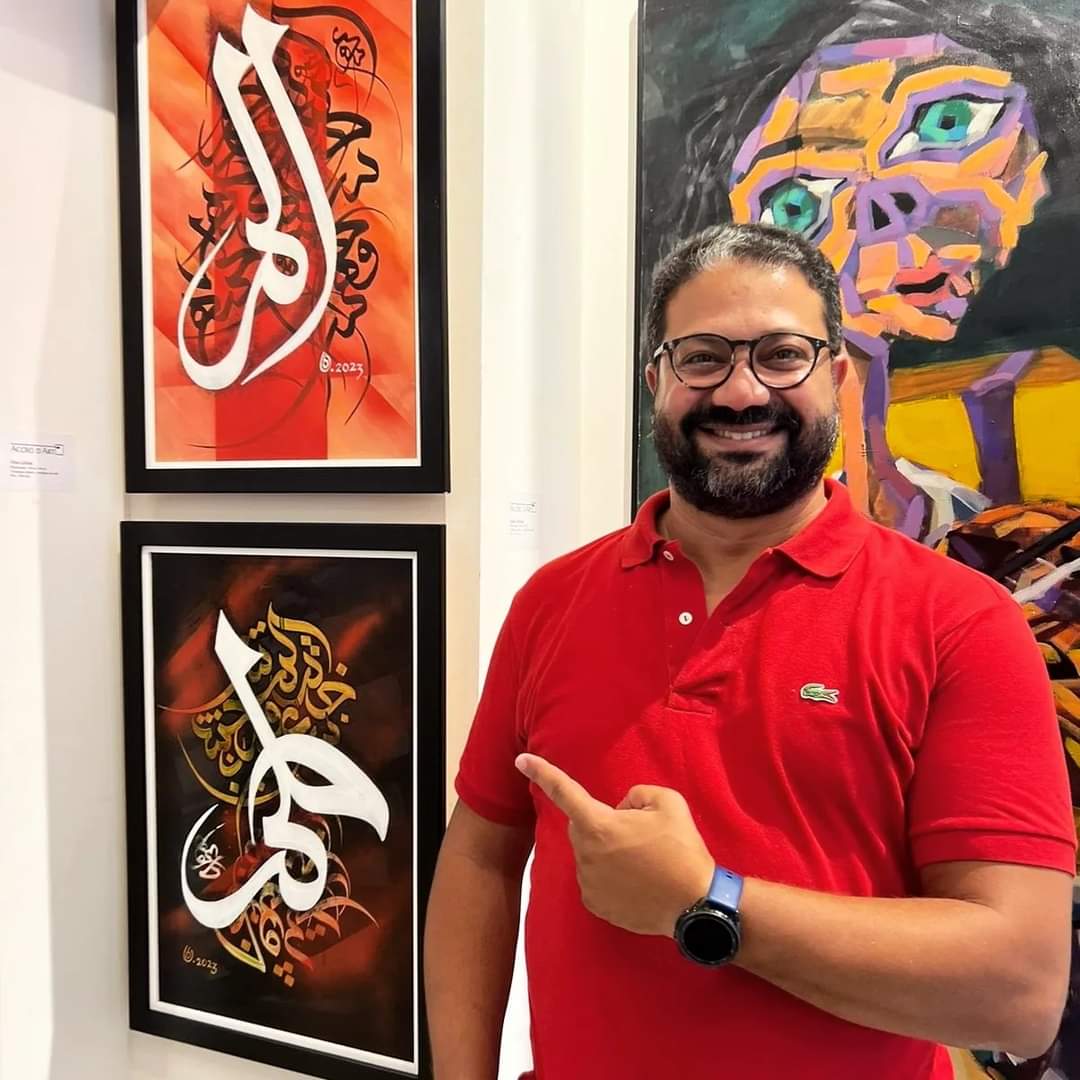 ادريس لباط يعرض أعماله الفنية في الجديدة