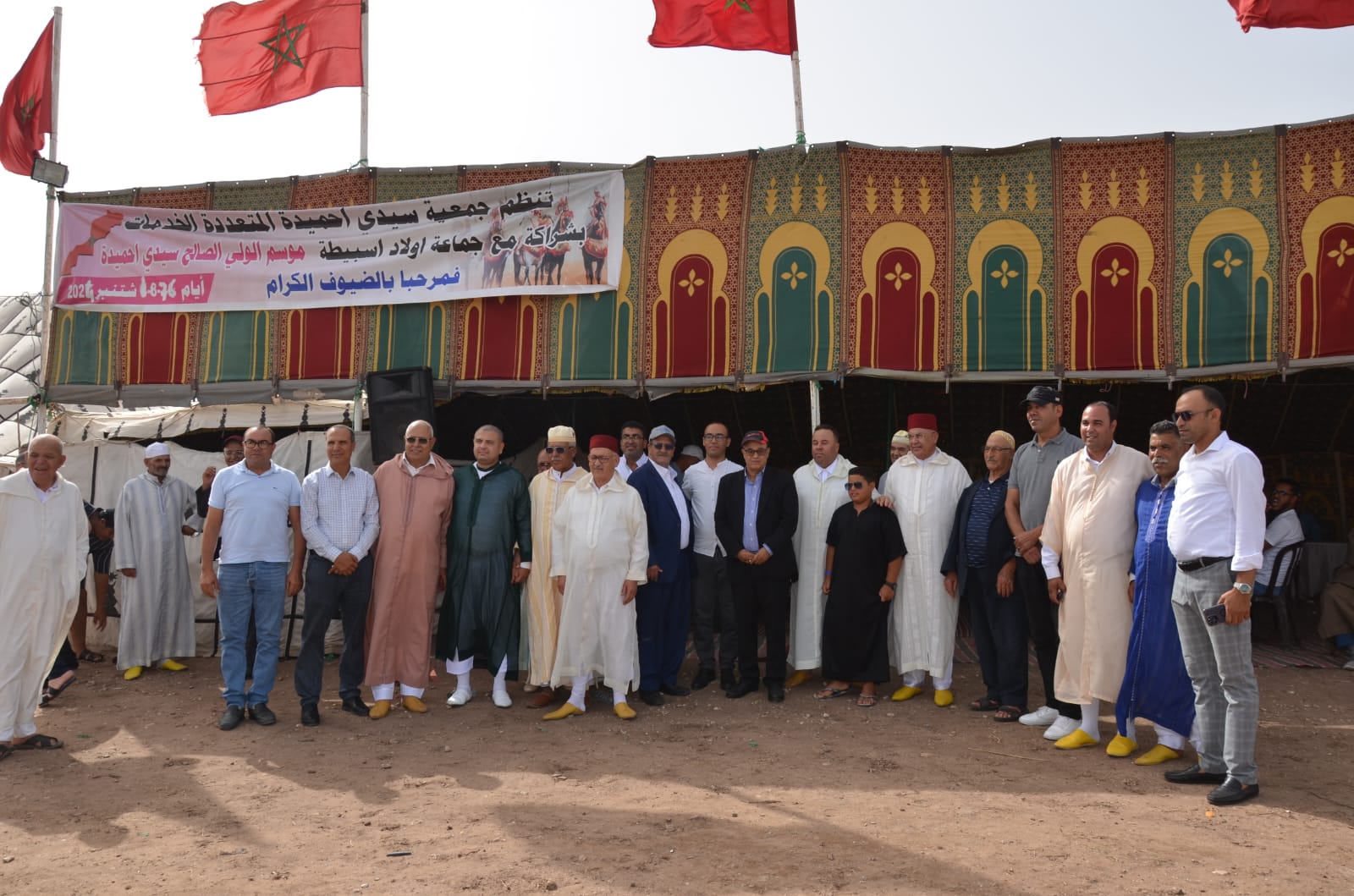 انطلاق فعاليات موسم سيدى احميدة مول المشور بجماعة اولاد اسبيطة بإقليم سيدي بنور