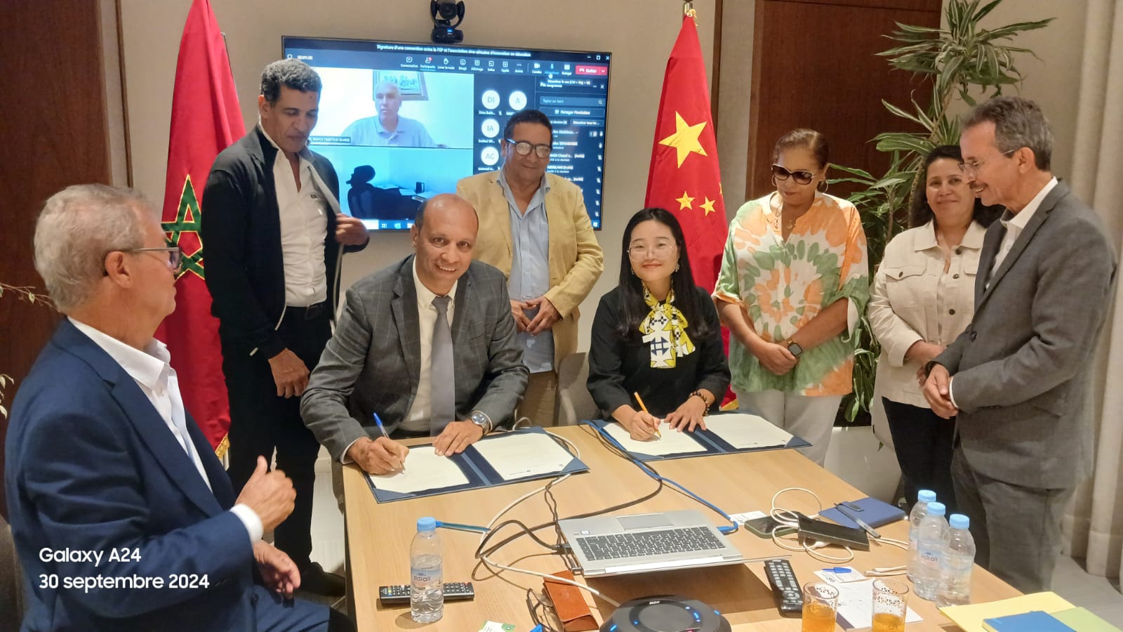توقيع اتفاقية شراكة وتعاون بين شركاء صينيين والفدرالية المغربية للتكوين المهني