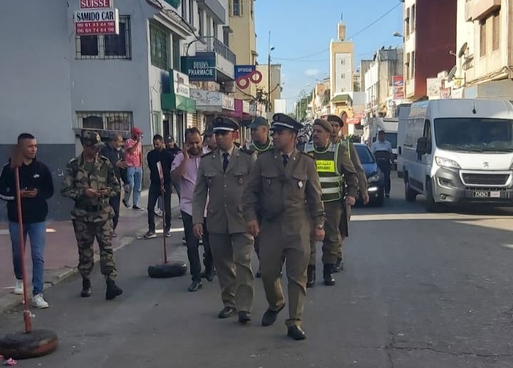 حملة واسعة لتحرير الملك العمومي بوسط مدينة الجديدة