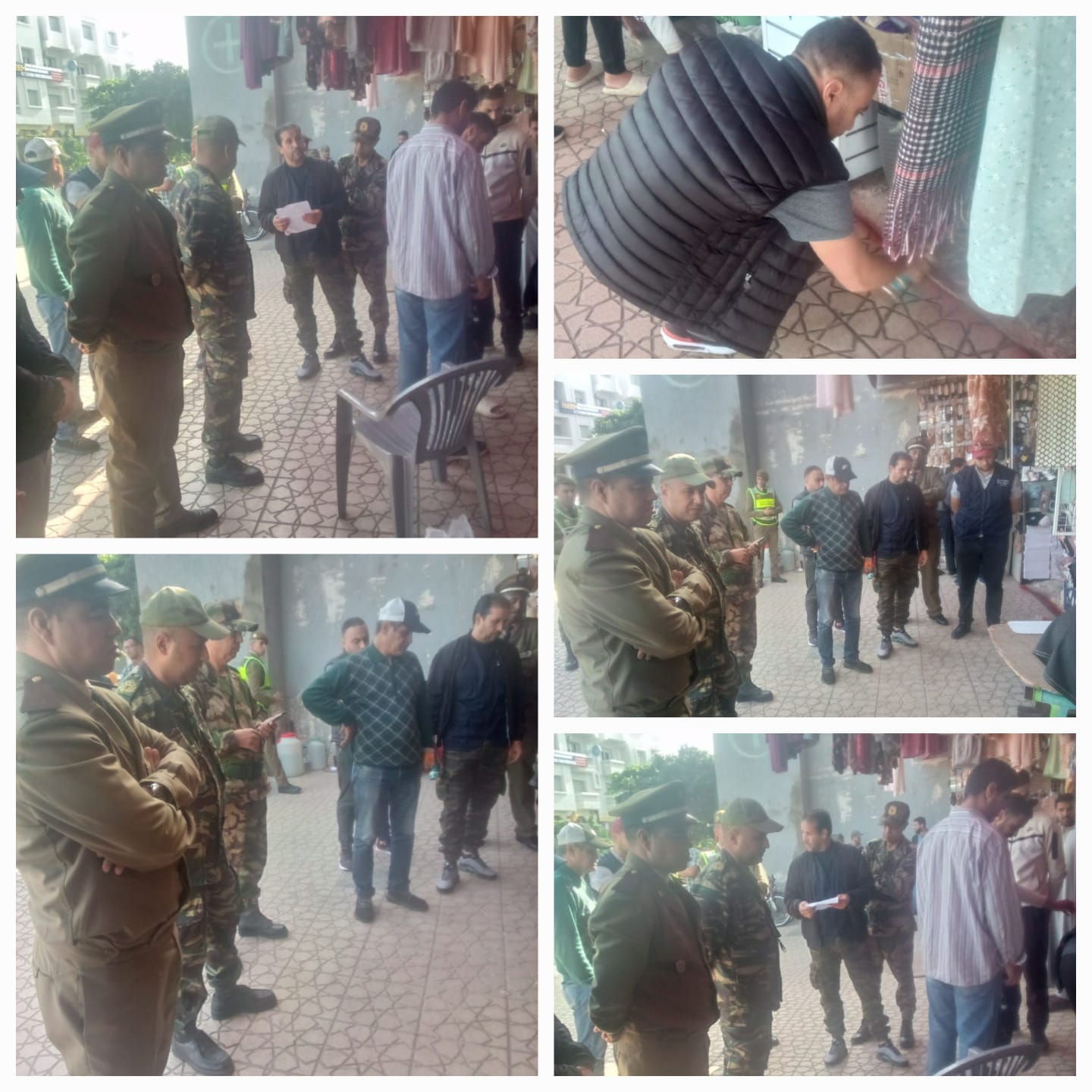 الشرطة الادارية و السلطة المحلية تواصل جهودها لتحرير الملك العام من الاستغلال الغير القانوني بالجديدة