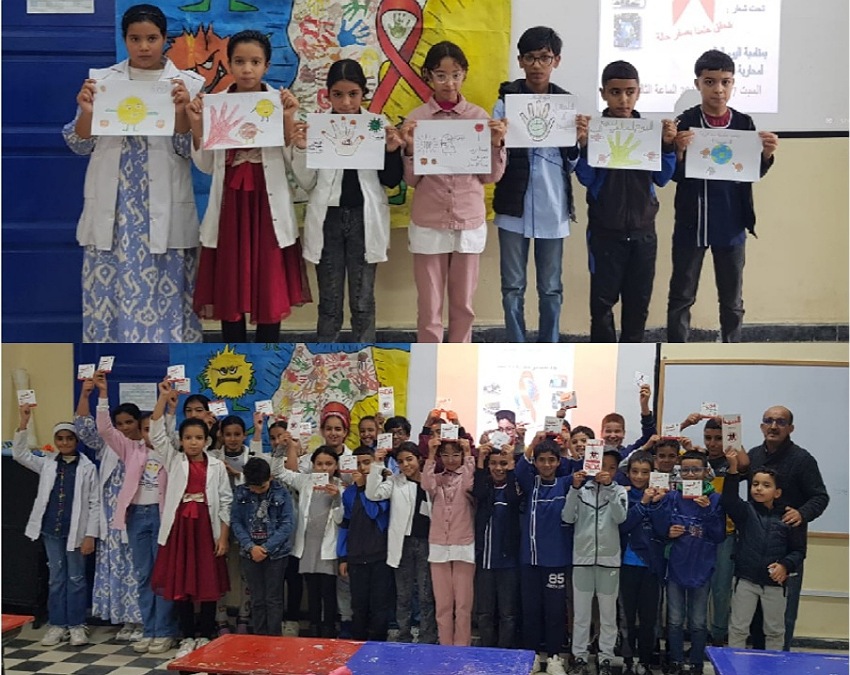 حملة تحسيسية لمحاربة السيدا بمدرسة ابن حمديس بآزمور