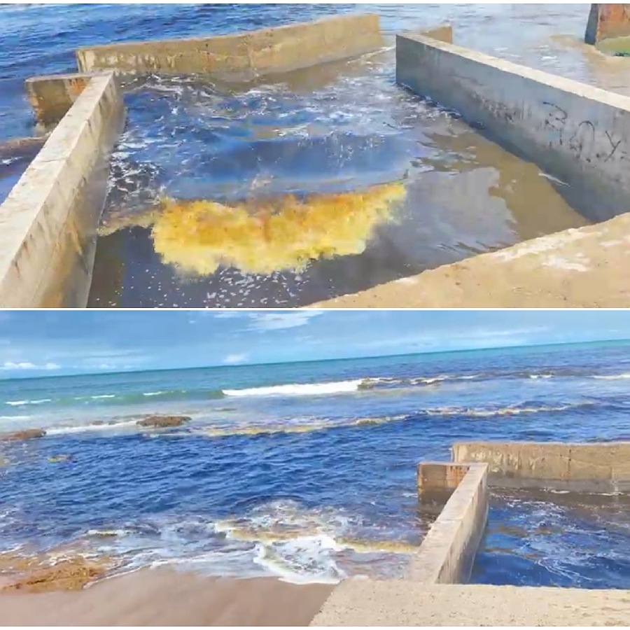 ''مياه عادمة في قناة لتصريف مياه الأمطار''.. كارثة بيئية بشاطىء الجديدة