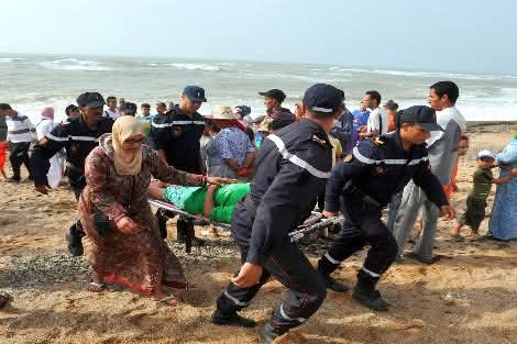 فاجعة.. وفاة طفل غرقا بشاطئ ''دوفيل بلاج''  بالجديدة