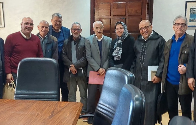 فيدرالية الاحياء السكنية تناقش ملف قطاع النظافة مع رئيس جماعة الجديدة