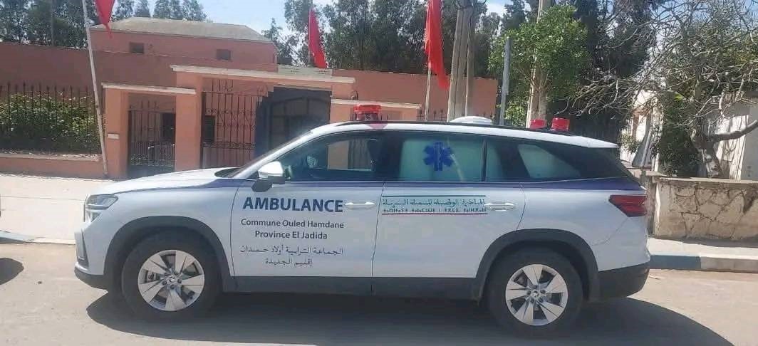 جماعة أولاد حمدان : تعزز أسطول سيارات الإسعاف بسيارة جديدة