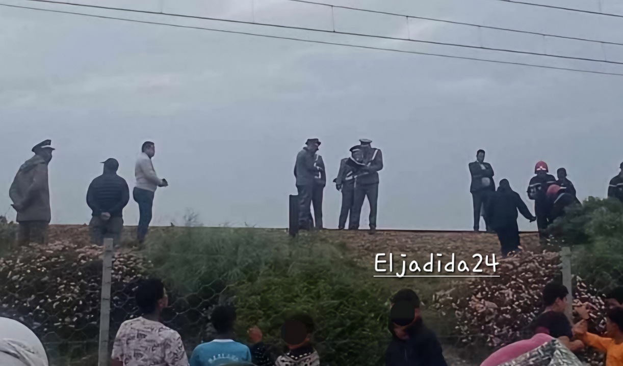 قطار الجديدة البيضاء يدهس مسنًّا قرب محطة أزمور ويحوله إلى أشلاء