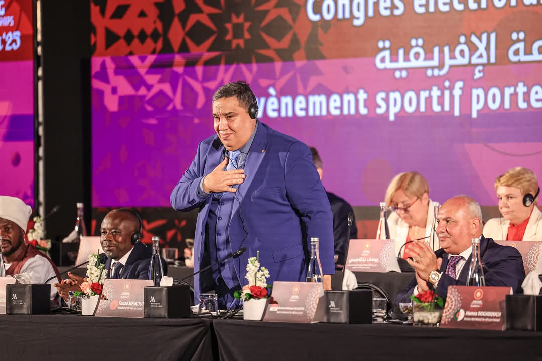 فؤاد مسكوت يكتسح انتخابات الاتحاد الإفريقي للمصارعة المرتبة الأولى