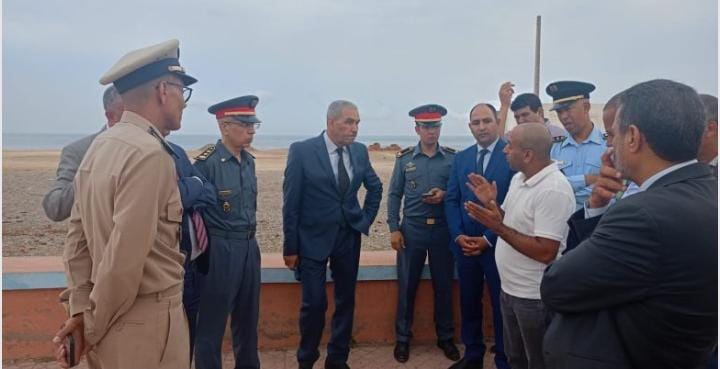 عامل إقليم الجديدة في زيارة ميدانية لجماعة مولاي عبد الله للوقوف على ترتيبات موسم 2025  .