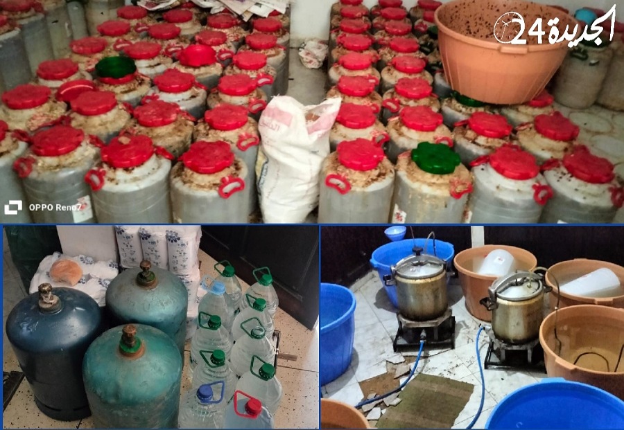 جهوية درك الجديدة تضبط 10 أطنان من مسكر ''الماحيا'' بمنتجع سيدي بوزيد