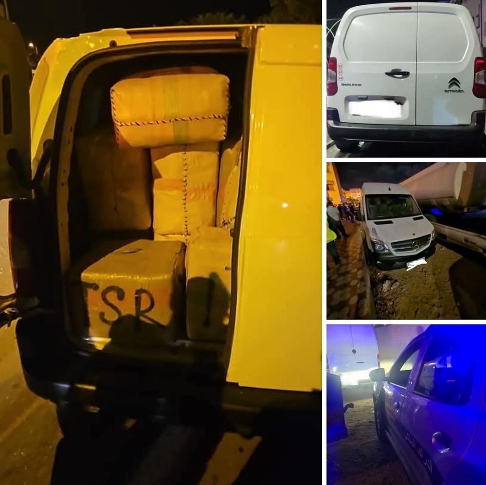 بالصور.. تفاصيل تدخل درك الجديدة وسط مدينة أزمور لحجز  4.8 طن من المخدرات معدة للتهريب الدولي