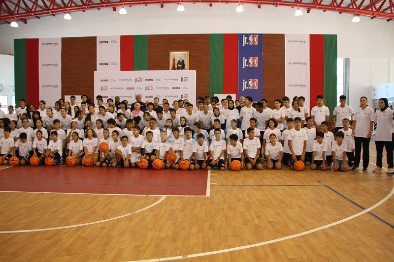 عامل إقليم الجديدة يعطي انطلاقة الدورة الرابعة لدوري كرة السلة NBA junior