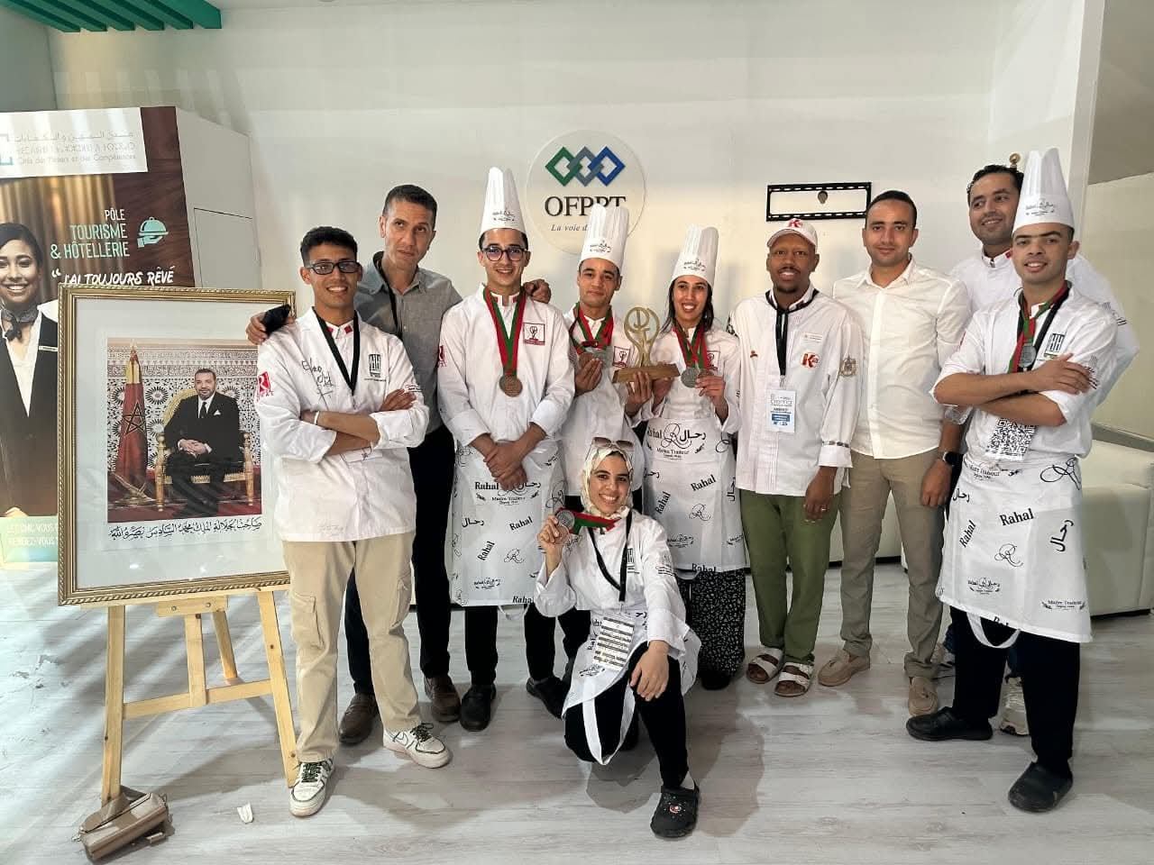 المعهد المتخصص في الفندقة و السياحة بالحوزية ضمن المتوجين في الدورة 11 للمعرض الدولي ''كريماي'' للضيافة وفنون الطبخ