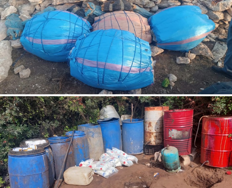 جهوية درك الجديدة تضرب بقوة وتحجز محظورات جراء حملات تمشيطية