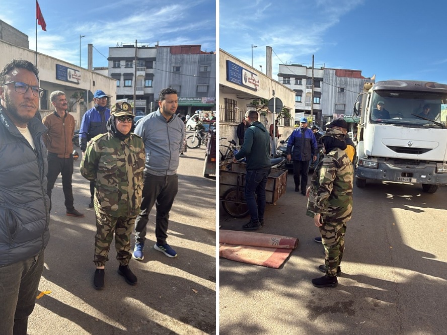 حملة لتحرير الملك العمومي داخل ''مارشي للازهرة'' تقودها الملحقة الإدارية الخامسة