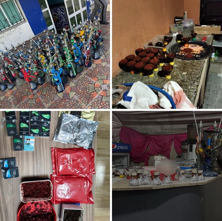 درك سيدي بوزيد يداهم 7 مقاه ل''الشيشة'' تفعيلا لمهام الشرطة الإدارية