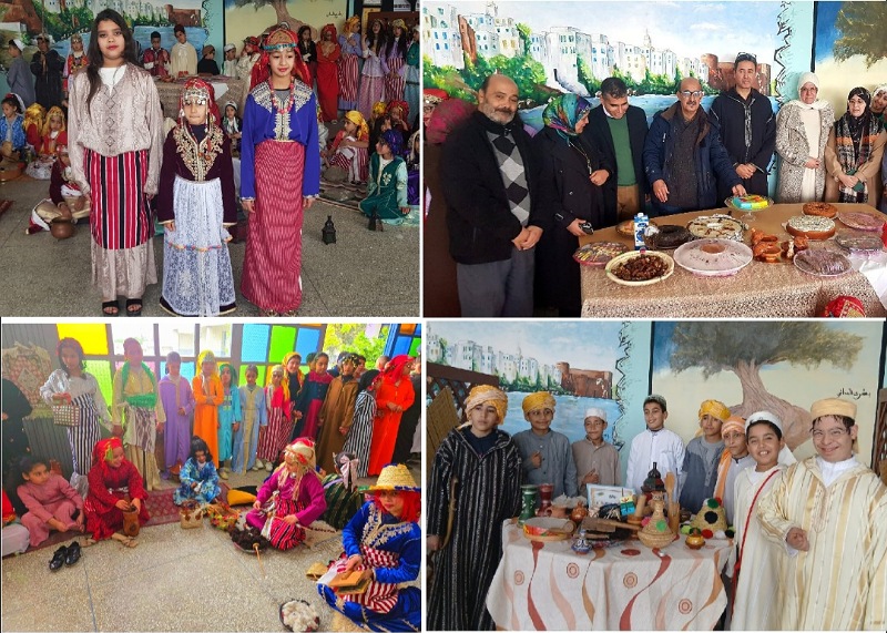 احتفالية بألوان تامازغا بمدرسة ابن حمديس بمناسبة رأس السنة الأمازيغية 2976