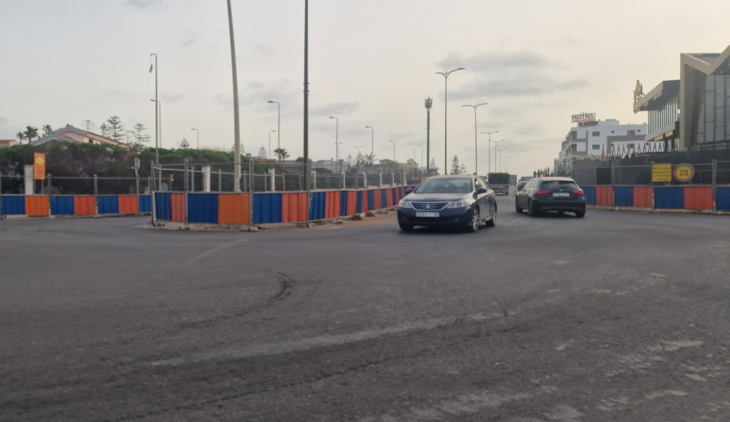 شارع جبران خليل جبران بالجديدة غضب و استياء من تعثر وتأخر أشغال التهيئة