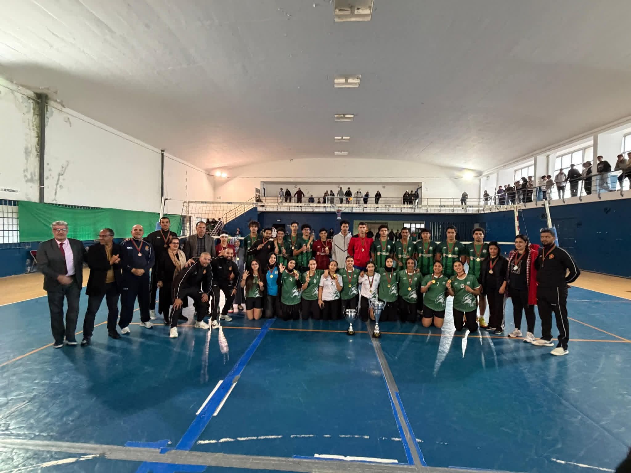 الجديدة تتوج بطلة للمغرب في الكرة الطائرة… إنجاز تاريخي يؤكد ريادة الدفاع الحسني الجديدي  .