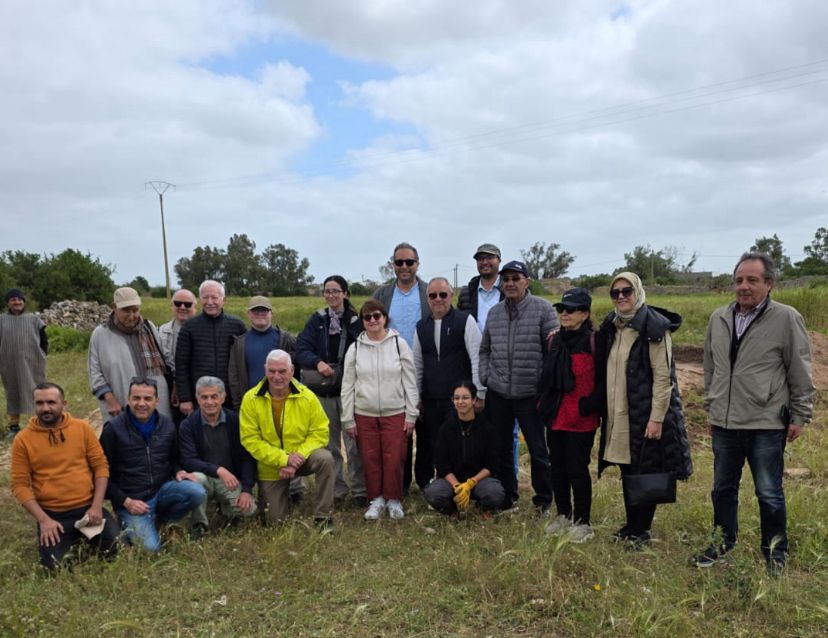 مؤسسة شعيب الصديقي الدكالي تقوم بزيارة للموقع الأثري لمدينة الغربية مشترايا
