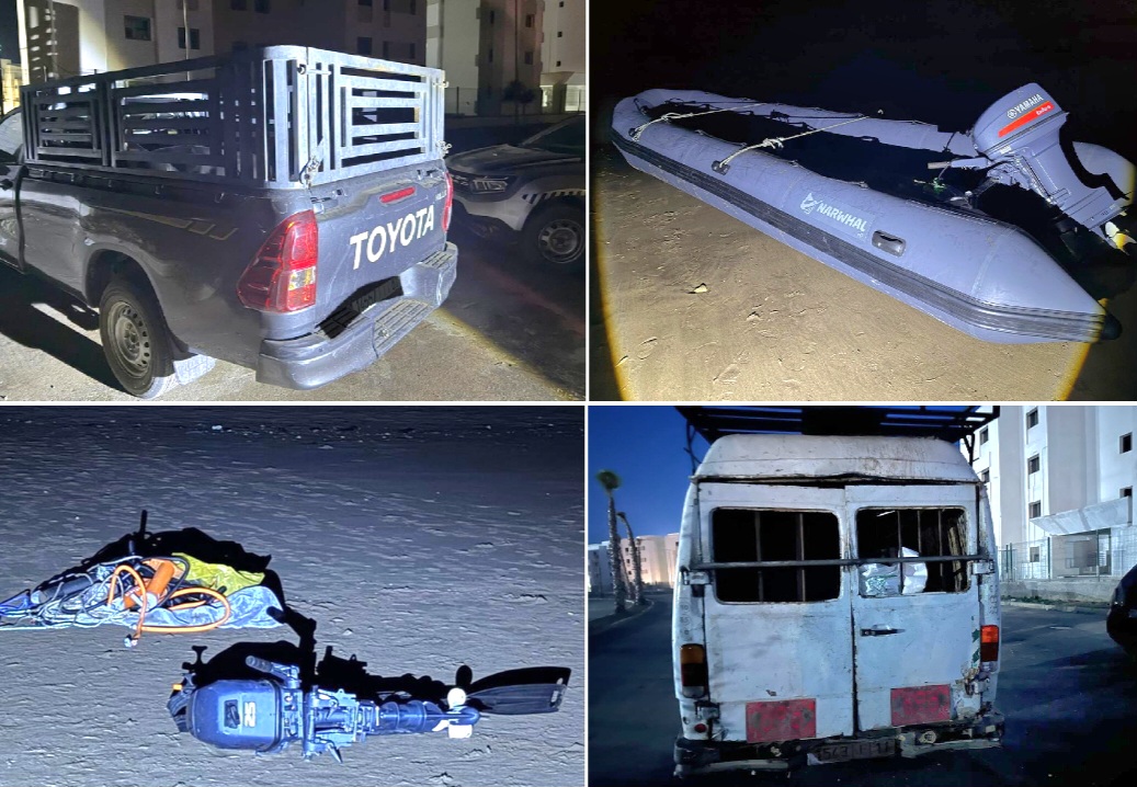 البئر الجديد.. إحباط عملية تهريب مخدرات واعتقالات بالجملة