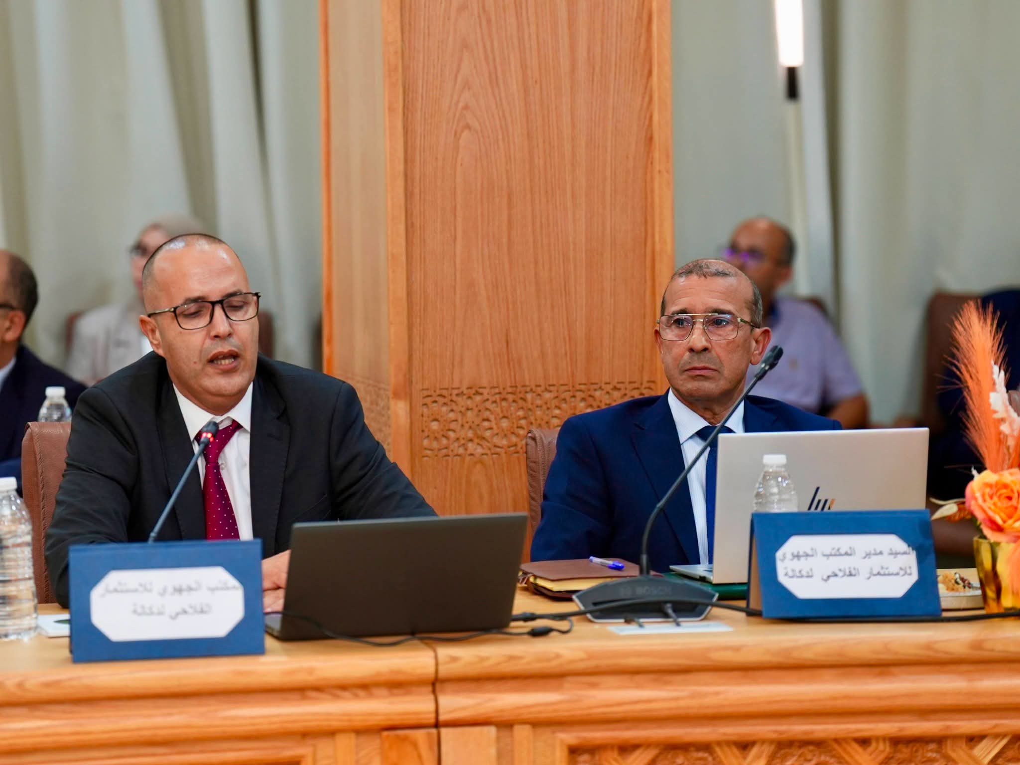 وزير الفلاحة يترأس المجلس الإداري لمكتب الاستثمار الفلاحي لدكالة ويشرف على تنصيب المدير الجديد