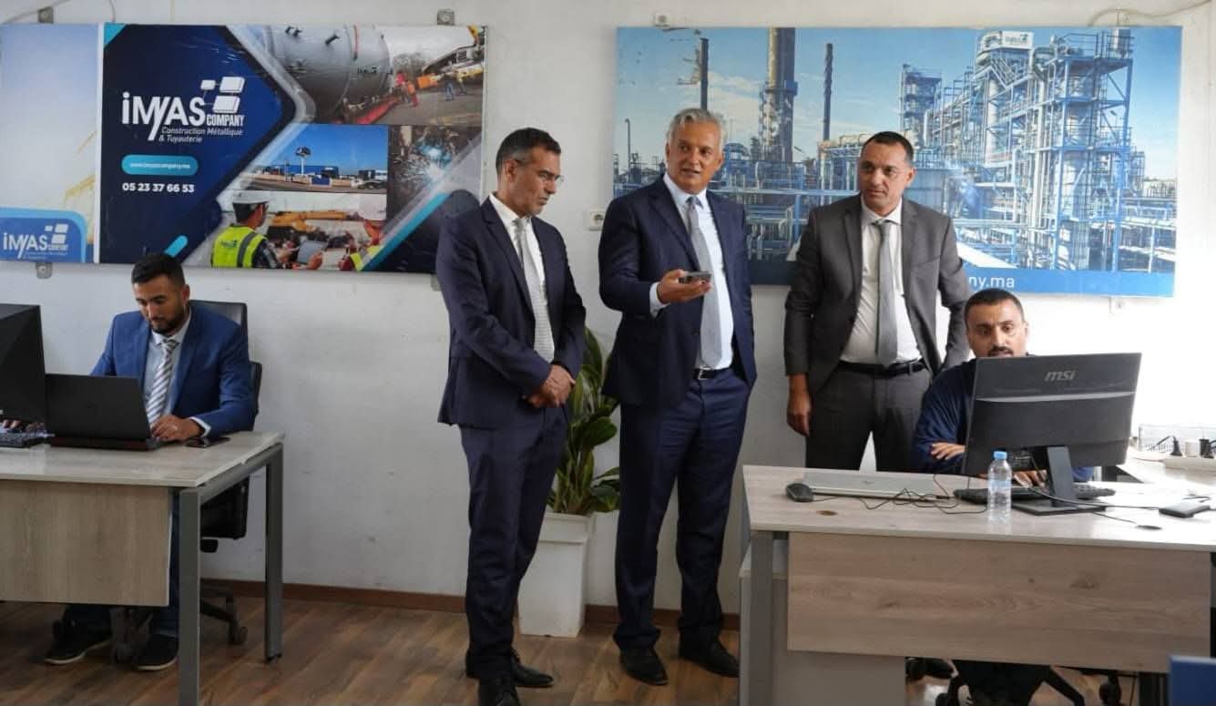 وزير الاستثمار يعطي انطلاقة توسعة وحدة " Imyas company" الصناعية بالجرف الأصفر ويؤكد دعم الدولة للمقاولات المبتكرة