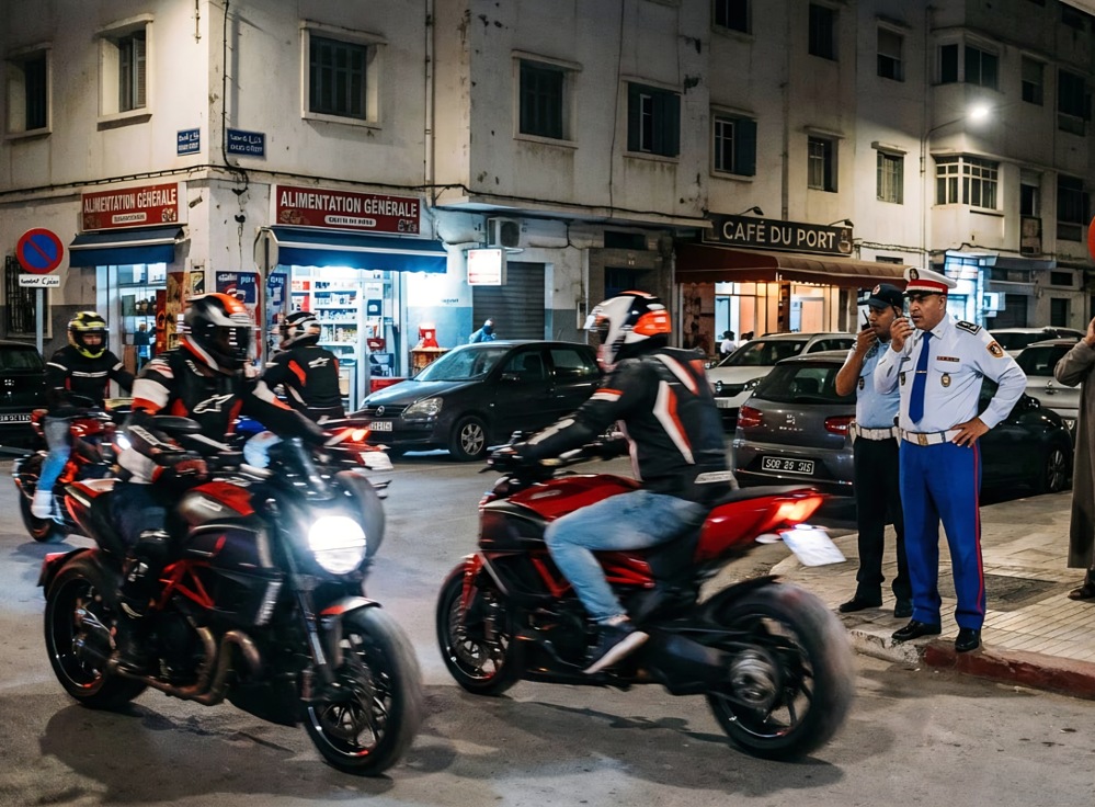 "الجديدة لا تنام".. رعب ليلي بسبب سباقات الدراجات النارية العشوائية