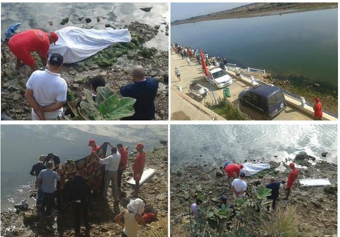 بالصور.. مياه أم الربيع تلفظ جثة متحللة مثقلة بحقيبة مملوءة بالأحجار